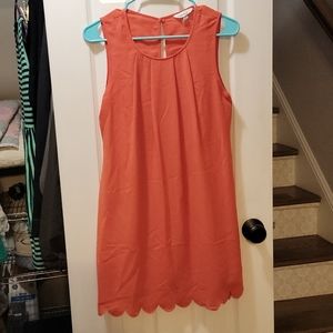 Speechless tank dress, petal hem